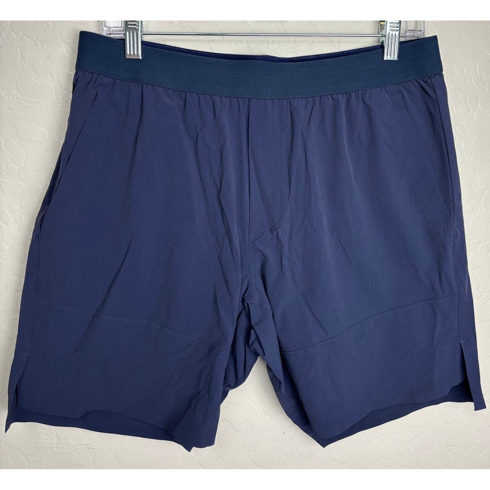 Ten Thousand Lifting Short 7 Inch Lined Blue Mens Medium TTSH013 2815